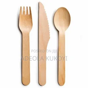 20 Packs of Wooden Cutleries