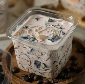 50 Pieces Square Clear Parfait Bowl