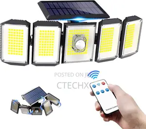 300 Led Solar Light, Sensor Light, 5 Side