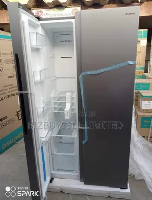 Side by Side Hisence Refrigerator.