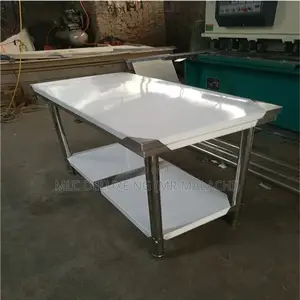 (Wide) Stainless Steel Table Without Back Splash (5ft) Table
