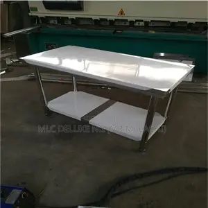Wide Width Stainless Steel Utility Table (5ft) Solid Table