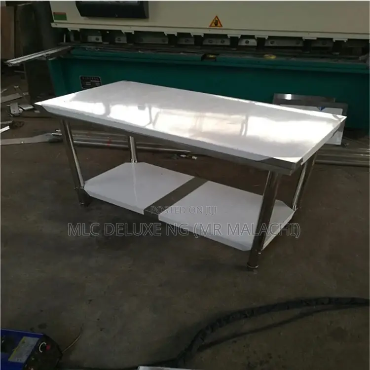 Wide Width Stainless Steel Utility Table (5ft) Solid Table