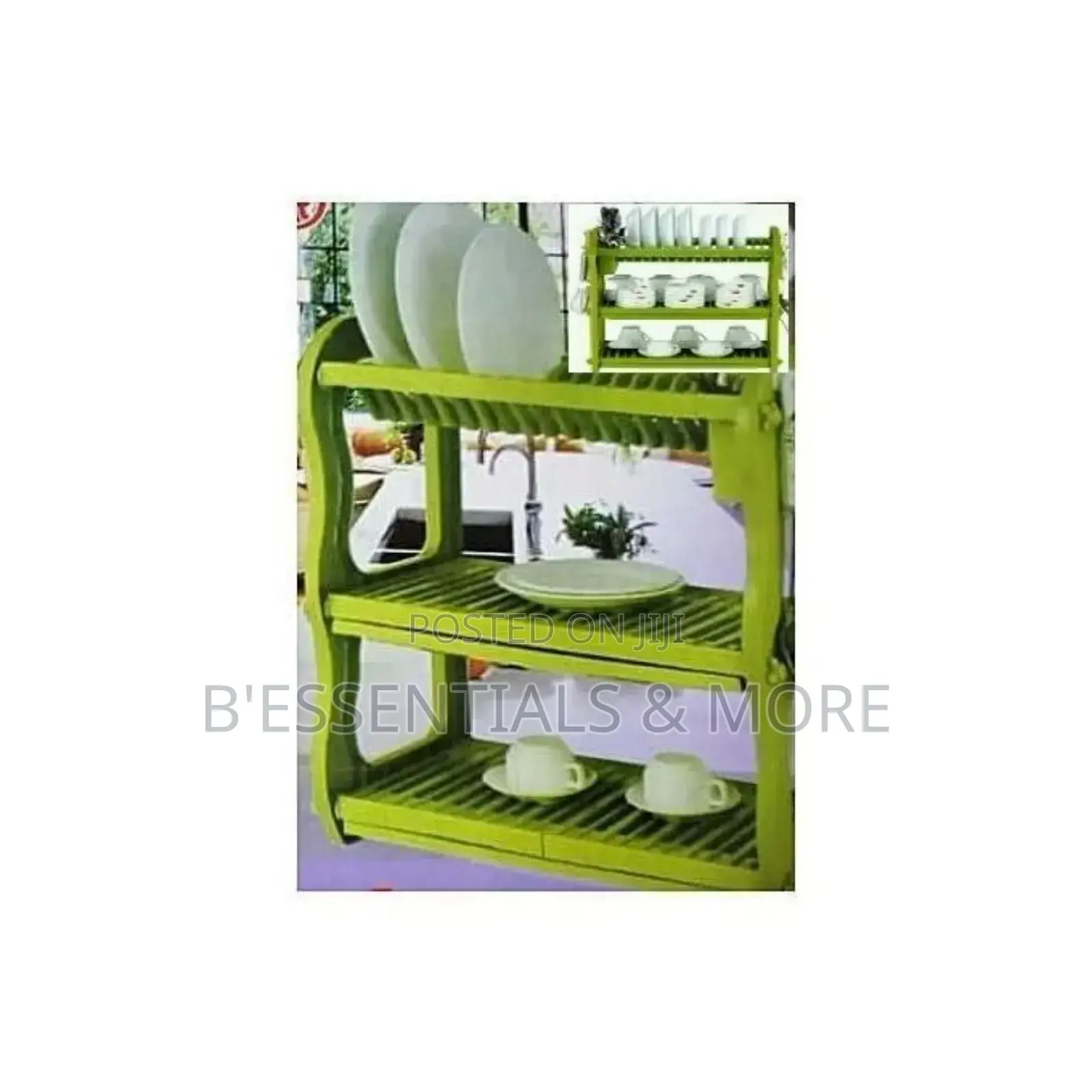 3layer Durable Plastic Dish/Plate Rack