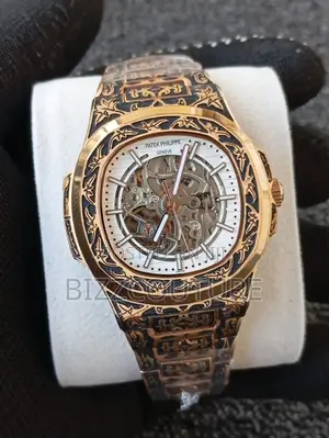 Original Patek Philippe Mechanical Blackmix Gold Chain Watch