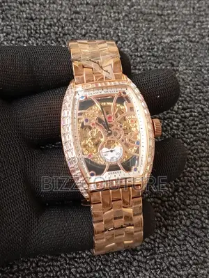 Original Franck Muller Mechanical Gold Chain Watch in Store