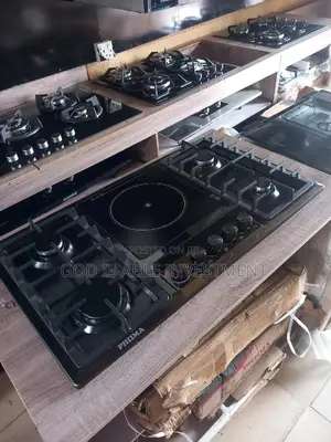 Phima Black 4 Burner Gas 1 Electric