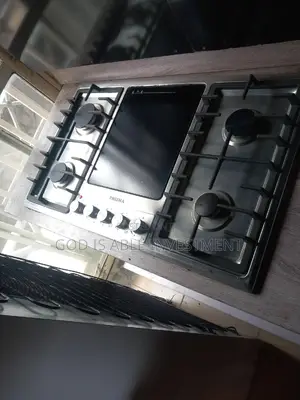 Stainless Phima 4 Burner Gas 1 Electric
