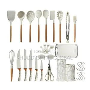25pcs Silicone Spoon and Knife Cooking Utensils Spoon Set