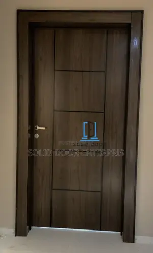 A HDF Flush Door With Special Chrome