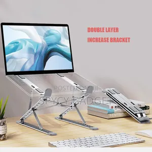 Multi-Function Laptop Stand Double Layer