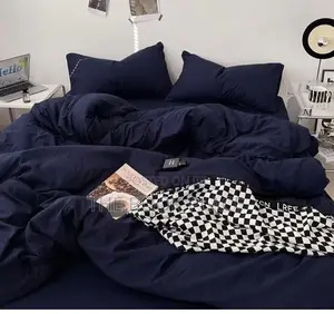Pure Cotton Navy Blue Bedding