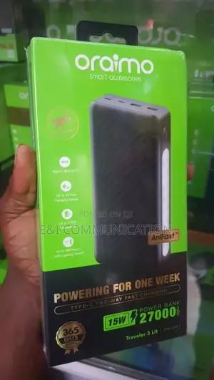 27000mah Oraimo Power Bank.