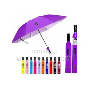 New High Grade Anti-Uv Wind Proof Bottle Shaped Umbrella