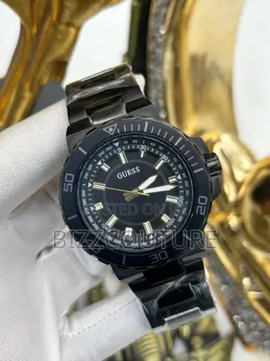 Original Guess Black Chain Watch Is Available in Store Now