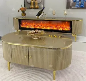 Contemporary Luxury Set of Tv Stand and Centre Table