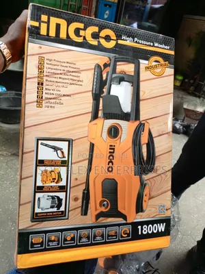 1800 Watts Ingco Industrial Pressure Washer 150 Bar 2200 Psi