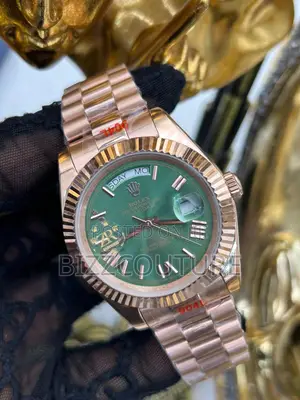 Original Rolex Date-Just Rose Gold Chain Watch Is Available