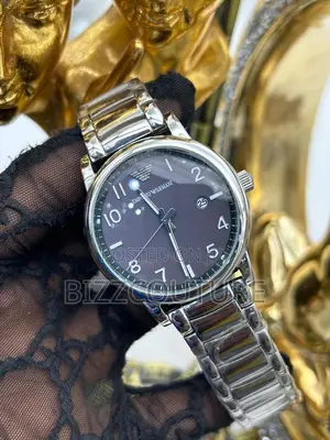 Original Emporio Armani Silver Chain Watch Is Available Now