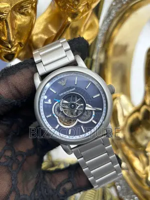 Original Emporio Armani Mechanical Silver Chain Watch