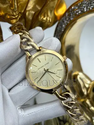 Original Michael Kors Lady Gold Chain Watch Is Available Now