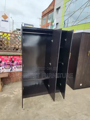 Wooden Three Door Wardrobe Made With Imported HDF Wood