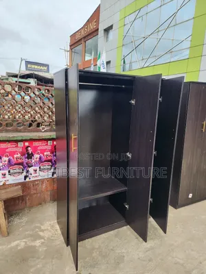 Wooden Three Door Wardrobe Made With Imported HDF Wood