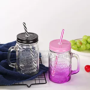 Glass Drinking Manson Jar