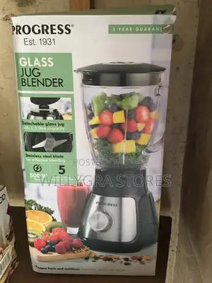 Progress Electric Jug Blender - 1.5L Smoothie Maker