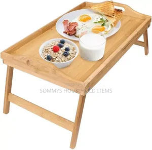 Foldable Wooden Bamboo Tray/Table