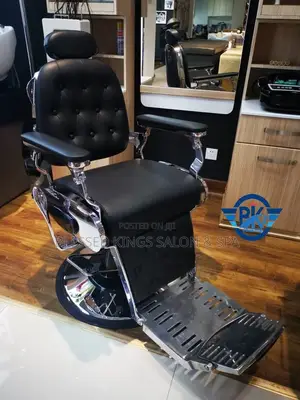 Big Chrome Barbing Chairs
