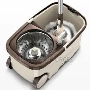 360 Degrees Spin Mop With Rollers And Stainless Sieve