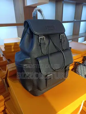 Original Backpack Black Leather Bag Is Available in Store