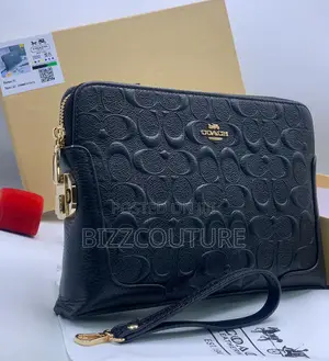 Original Coach Black Leather Bag Is Available in Store Now