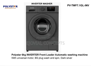Polystar 6kg Front Load Inverter Automatic Washing Machine P