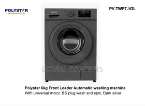 Polystar 6kg Front Load Automatic Washing Machine Pv-Twf7.1g