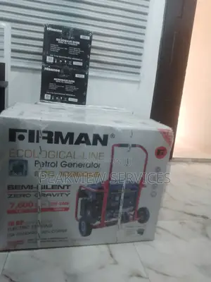 Very Clean Firman Petrol Generator ''Ec010990es''