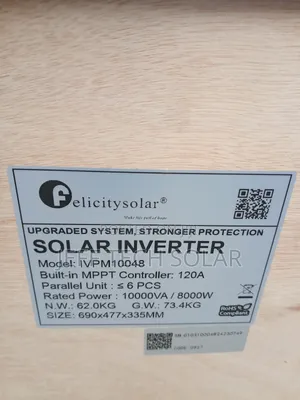 10 KVA Felicity Solar Inverter Hybrid 48v