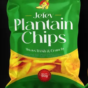 Plantain Chips Packaging Nylon Printing in Lagos Nigeria