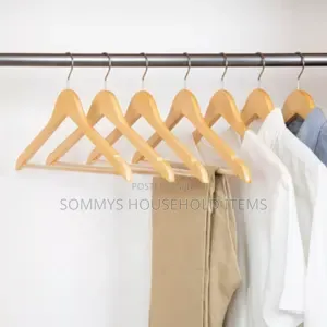 10set Wooden Cloth Hanger (Non Slip)