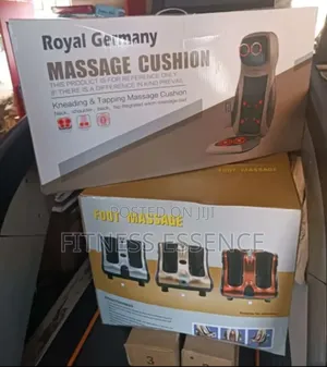 Massage Cushion and Foot Massager Combo