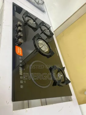 4 Gas and 1 Inverter Electric Cooker Hob Available