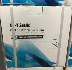 D Link Cat-6 Utp Cat 6 Rj45 Cable 305m 24 Awg