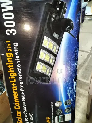 Solar Powered Security Camera Street Light Outdoor 300 Watt