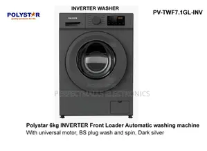 6kg Inverter Front Loader Washing Machine Pv-Twf7.1gl-Inv