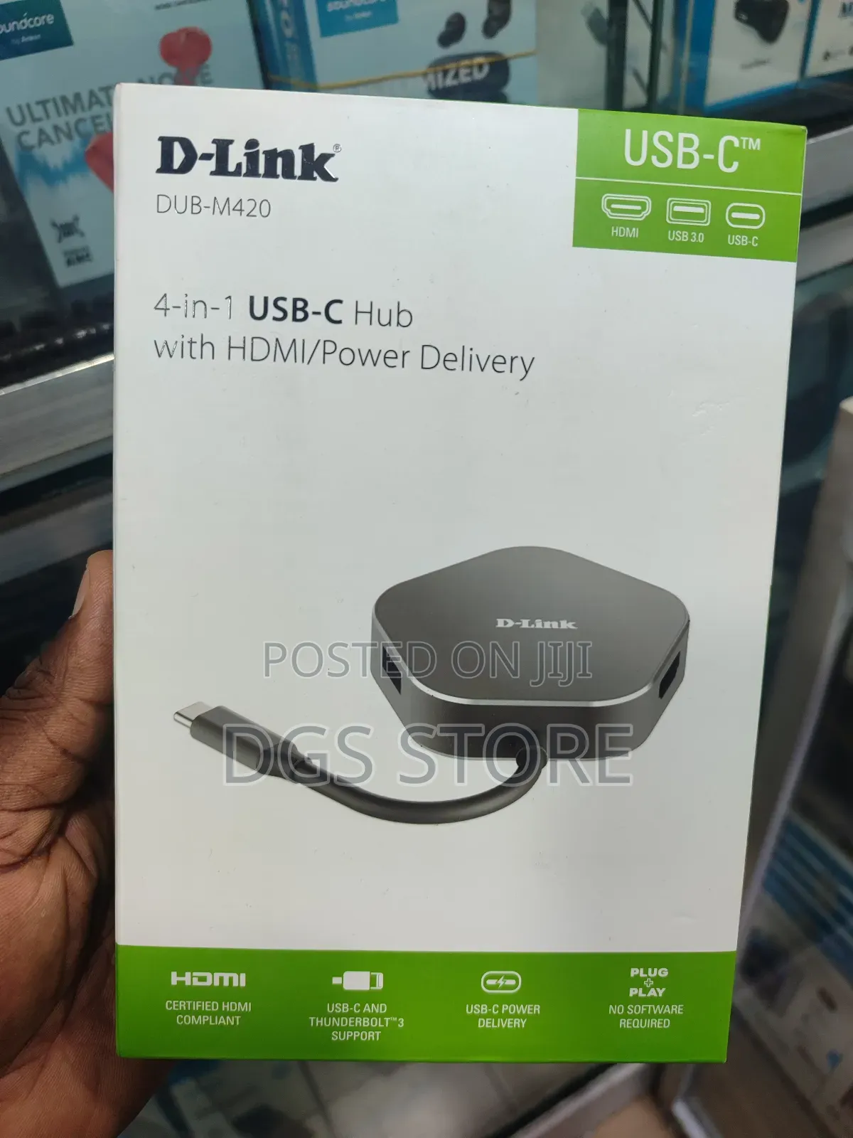 D-Link Dub M420 4in1 Usb C Hub With HDMI/Power Delivery