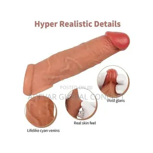 Super Soft Tpe Penis Sleeve Extender Men Sex Toy