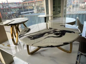 Luxury Set of Marble Center Table