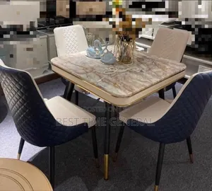 Luxury Exclusive Set of Dinning With 4 Chairs