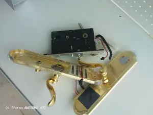 Security Hotel Lock Zinc Alloy Keyless Safety RFID Card Lock